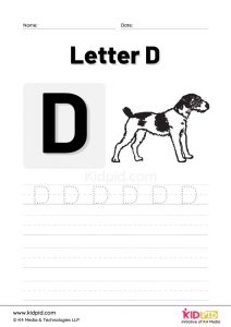 Letter Tracing Printable Worksheets for Preschool - Kidpid