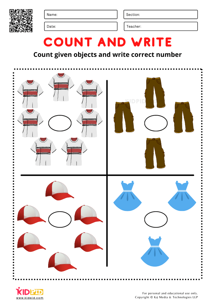 Counting garments