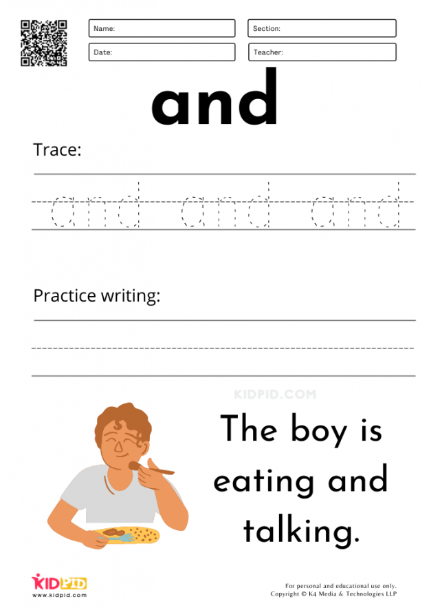 sight words for kids