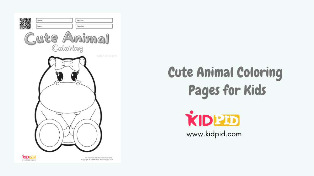 Cute Animal Drawing Tutorial for Kids, animal, tutorial, drawing, Learn  to Draw Simple Animal Drawings in Easy Steps, By Kidpid