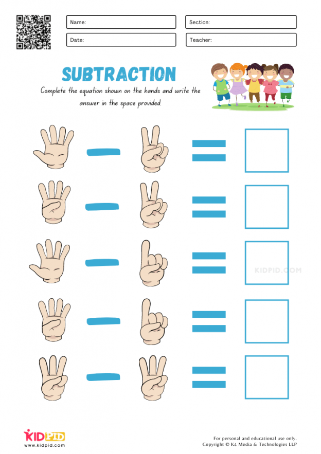 subtraction-with-fingers-worksheets-for-kindergarten-kidpid