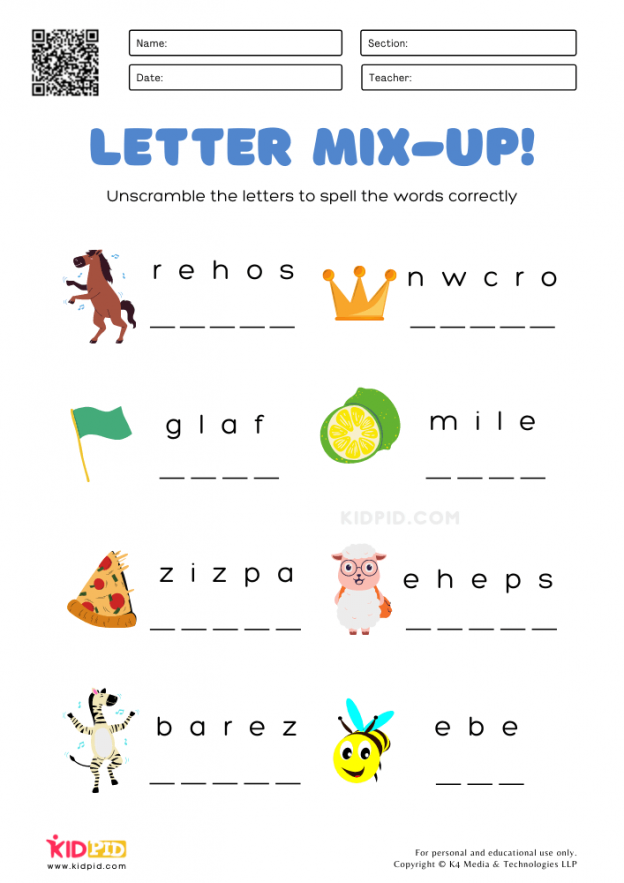 connect letters to make words game