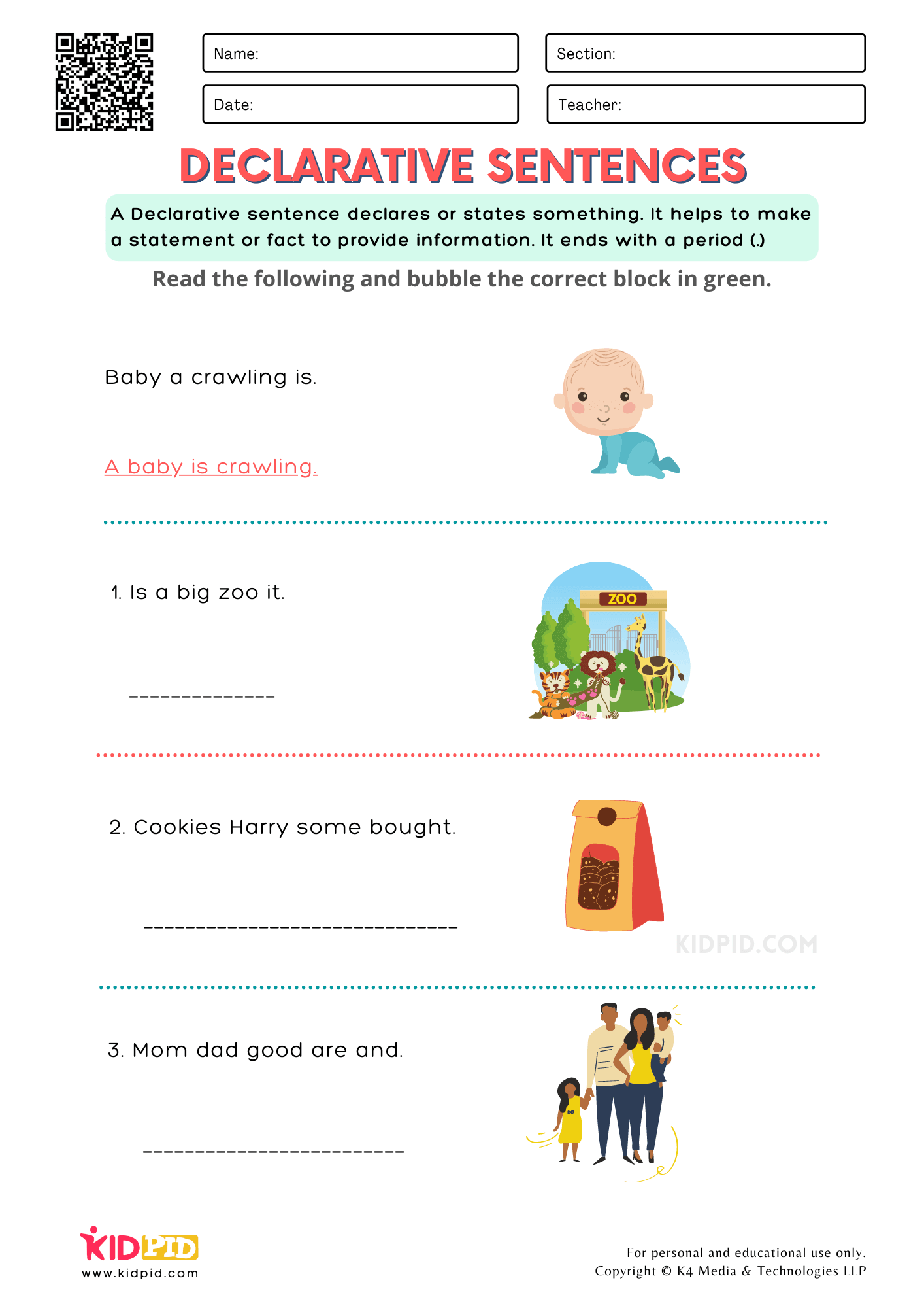 sentence-worksheet-for-grade-1-worksheets-for-kindergarten
