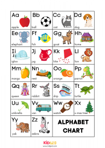 A to Z Alphabet Flashcard Sheets - Kidpid