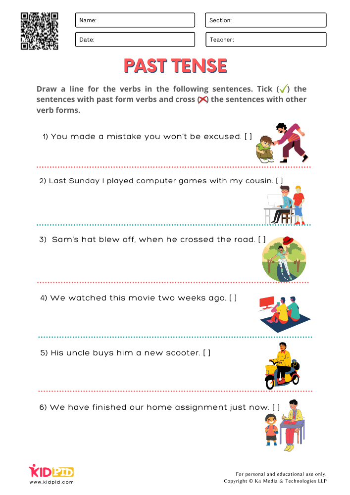 English Worksheet For Grade 2 Past Tense Worksheet Resume Examples ...