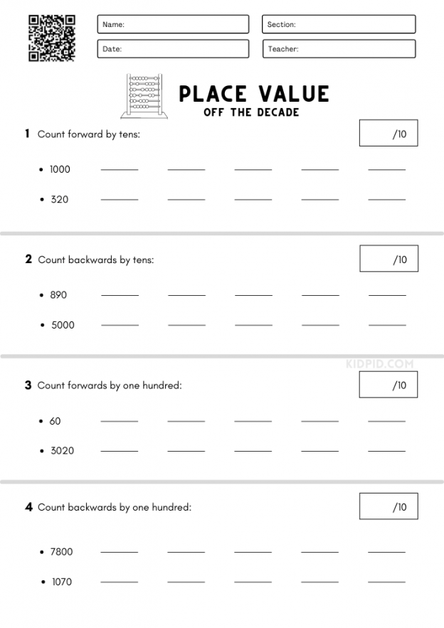 Place Value Worksheets Grade 5
