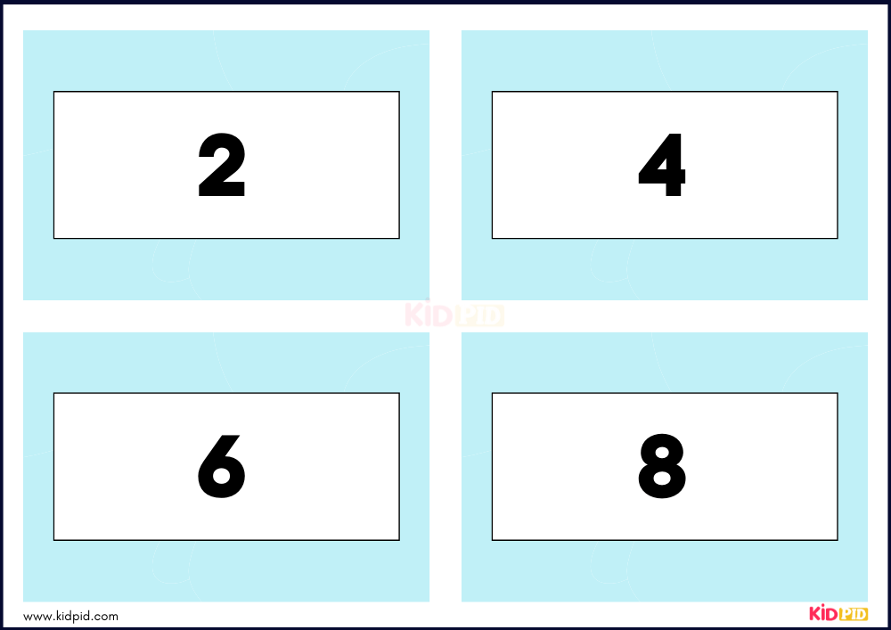Times Tables Multiplication Matching Card Game Flashcards- 10