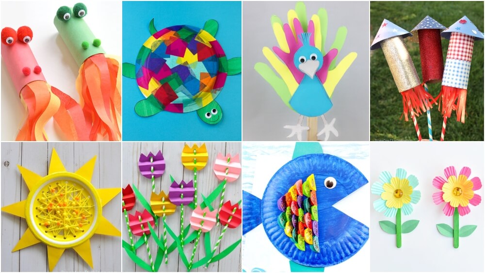 Easy Paper Craft Ideas for Kids - Kidpid