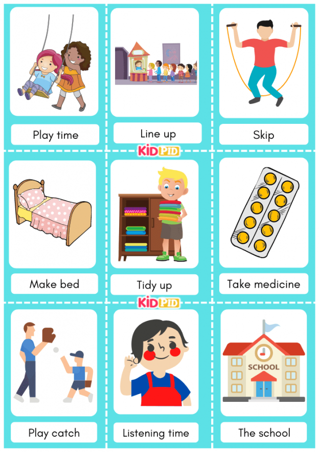 Visual Flashcards for Autism - Kidpid