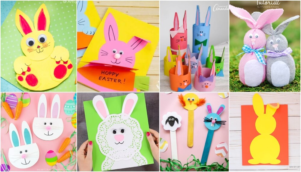 Jumping Bunny Cup Activity (Easter and Spring Craft)