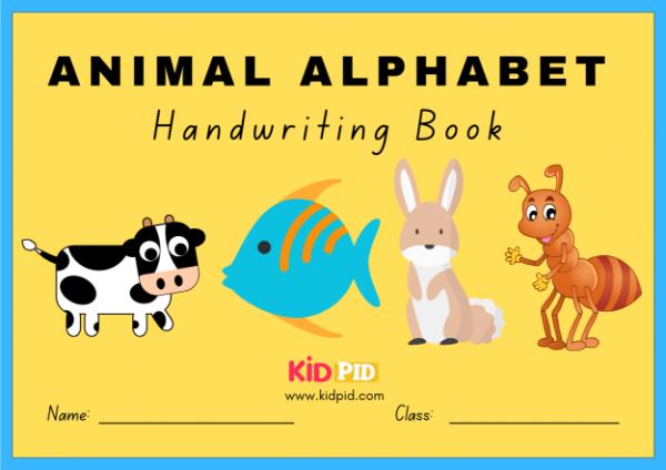 Animal Alphabet Handwriting Book Cover