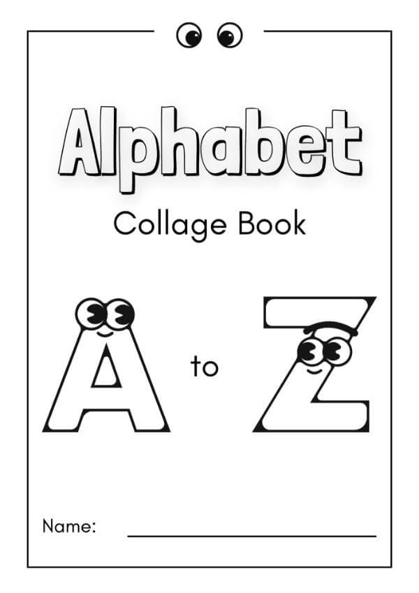 Alphabet Collage Book Cover
