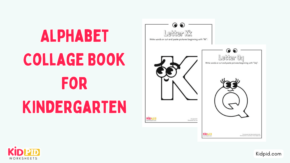 Alphabet Collage Book For Kindergarten