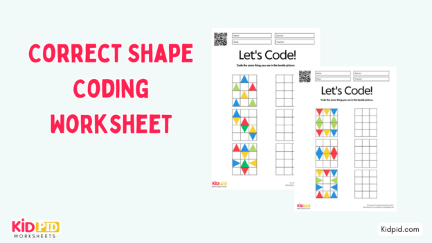 Correct Shape Coding Worksheet