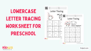 Lowercase Letter Tracing Worksheet For Preschool